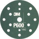 3M 34419 Esnek Hookit P600 15 Delikli Disk Zımpara 150mm