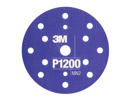 3M 34422 Esnek Hookit P1200 15 Delikli Disk Zımpara 150mm